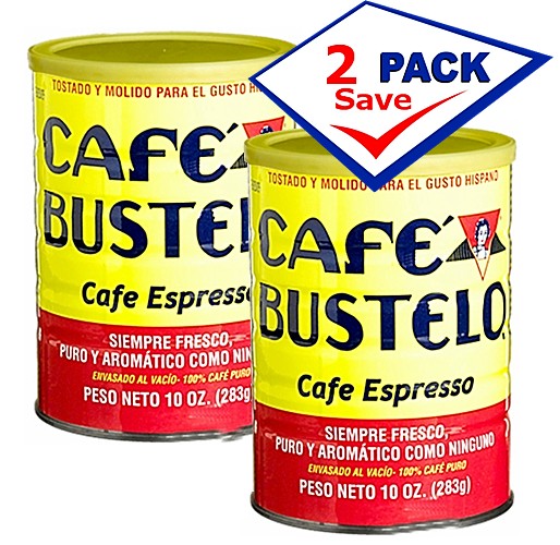 Bustelo Cuban Coffee 10 oz Can. Pack of 2